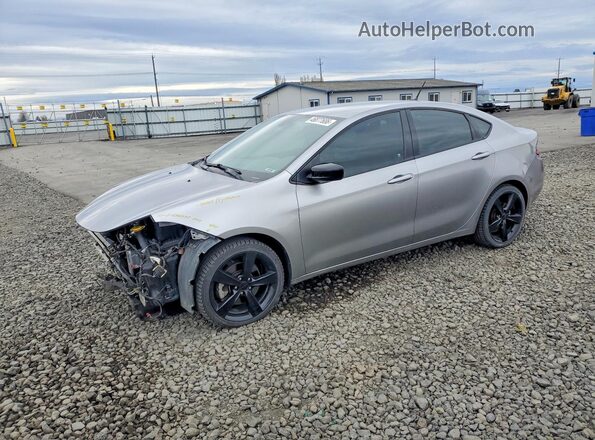 1C3CDFBB4GD503802 2016 DODGE DART Silver Front left
