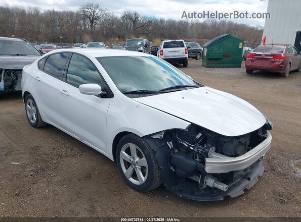 1C3CDFBB5GD593123 2016 DODGE DART White Front right