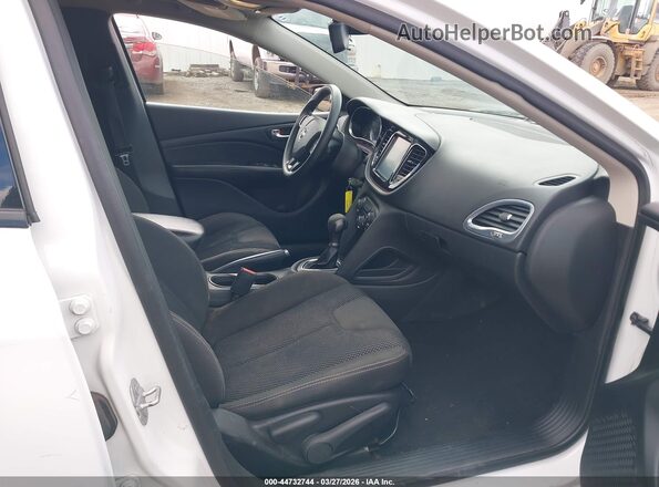 1C3CDFBB5GD593123 2016 DODGE DART White Front interior view