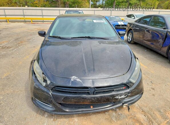 1C3CDFBB6GD606025 2016 DODGE DART Black Widok z przodu