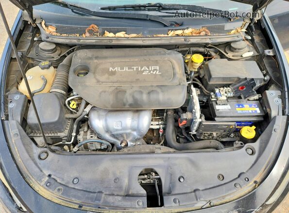 1C3CDFBB6GD606025 2016 DODGE DART Black Widok wnętrza z tyłu