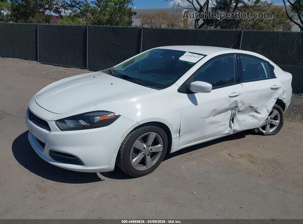 1C3CDFBB6GD629773 2016 DODGE DART Белый Передняя левая четверть