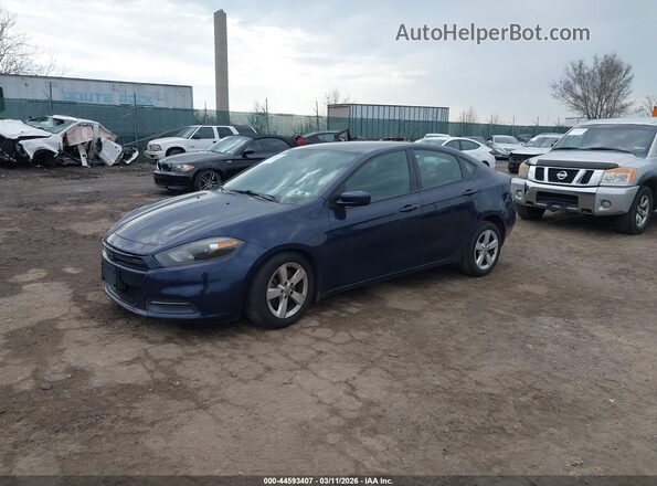 1C3CDFBB8GD538231 2016 DODGE DART Blue Przód lewy