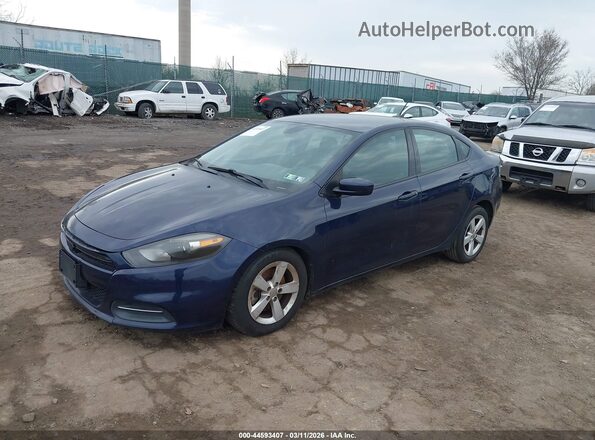 1C3CDFBB8GD538231 2016 DODGE DART Blue Widok z przodu