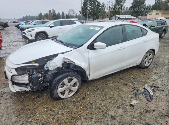 1C3CDFFA3GD821931 2016 DODGE DART White Front left