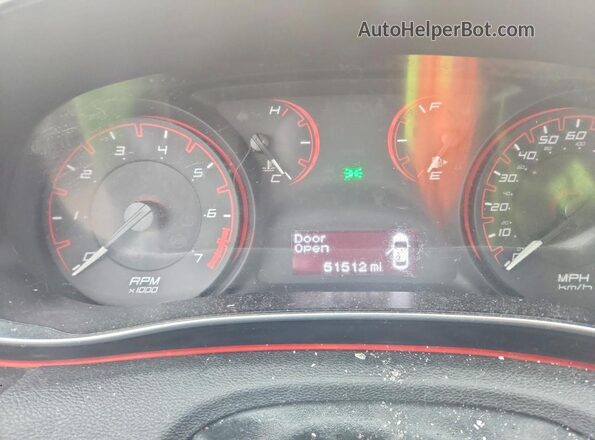 1C3CDFFA3GD821931 2016 DODGE DART White Instrument cluster view