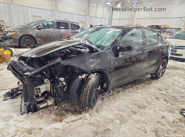 1C3CDFFA8GD802016 2016 DODGE DART Black Front left