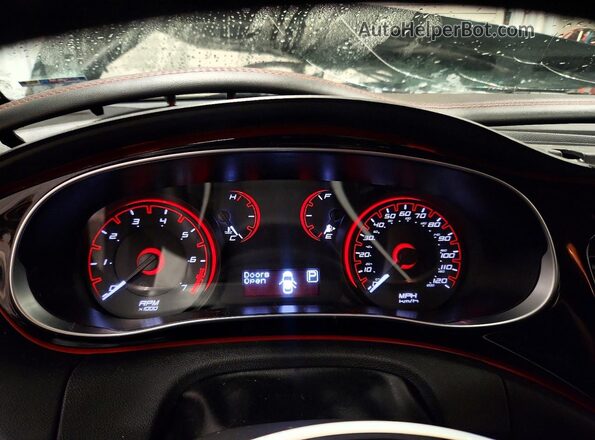 1C3CDFFA8GD802016 2016 DODGE DART Black Instrument cluster view