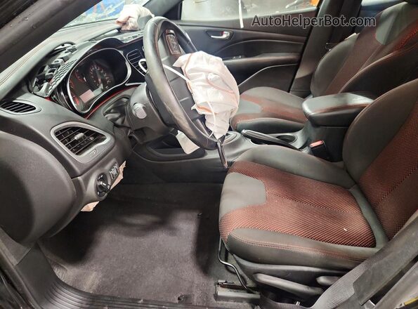 1C3CDFFA8GD802016 2016 DODGE DART Black Front interior view