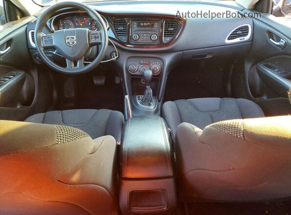 1C3CDFFA8GD821942 2016 DODGE DART Черный Вид панели приборов