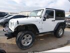 2016 Jeep Wrangler Sport Белый vin: 1C4AJWAG2GL283736
