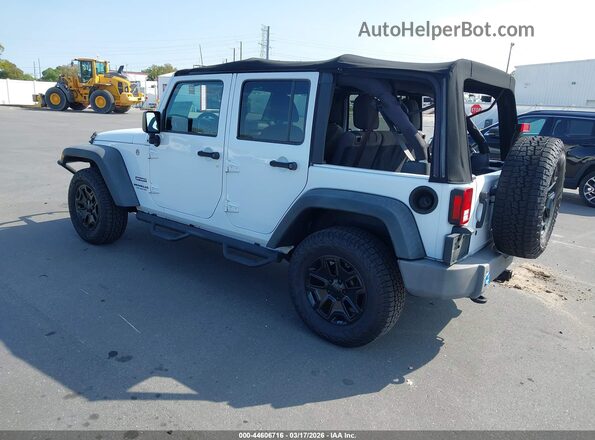 1C4BJWDG5GL348188 2016 JEEP WRANGLER UNLIMITED Белый Задняя левая четверть
