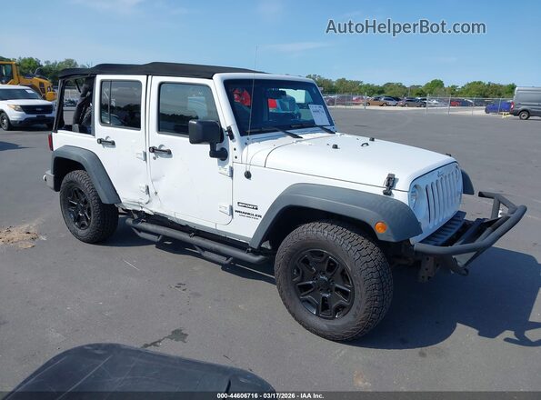 1C4BJWDG5GL348188 2016 JEEP WRANGLER UNLIMITED Белый Передняя правая четверть