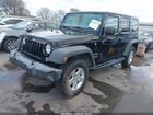 2016 Jeep Wrangler Unlimited Sport Black vin: 1C4BJWDG8GL295311