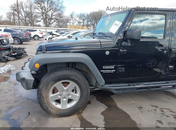 1C4BJWDG8GL295311 2016 JEEP WRANGLER UNLIMITED Black წინა ხედი