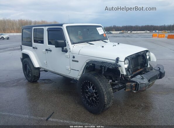 1C4BJWDG9GL167806 2016 JEEP WRANGLER UNLIMITED Белый Передняя правая четверть
