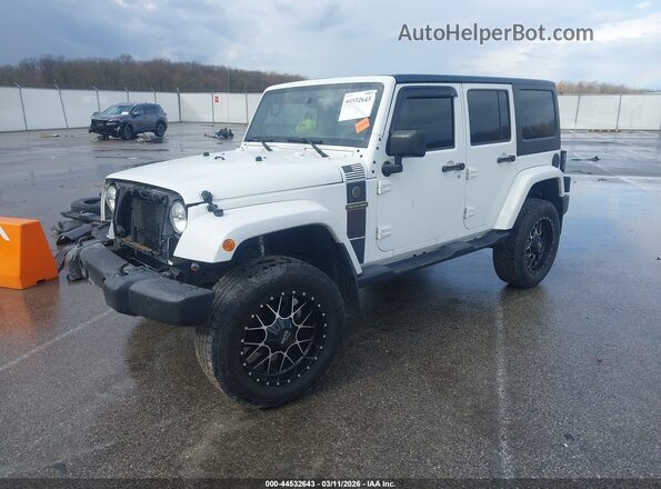 1C4BJWDG9GL167806 2016 JEEP WRANGLER UNLIMITED Белый Передняя левая четверть