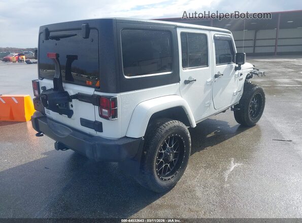 1C4BJWDG9GL167806 2016 JEEP WRANGLER UNLIMITED Белый Задняя правая четверть