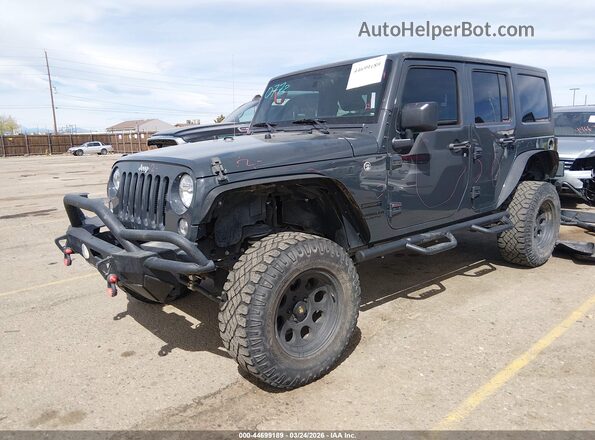 1C4BJWDG9GL191930 2016 JEEP WRANGLER UNLIMITED Серый Передняя левая четверть