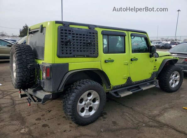 1C4BJWDG9HL505870 2017 JEEP WRANGLER Зеленый Задняя правая четверть