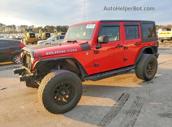 1C4BJWFG5GL127090 2016 JEEP WRANGLER Красный Передняя левая четверть