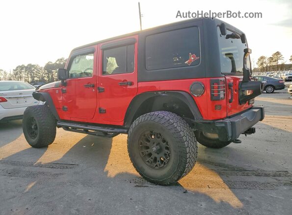1C4BJWFG5GL127090 2016 JEEP WRANGLER Красный Задняя левая четверть