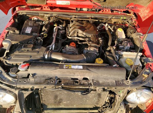 1C4BJWFG5GL127090 2016 JEEP WRANGLER Красный Вид задней части салона