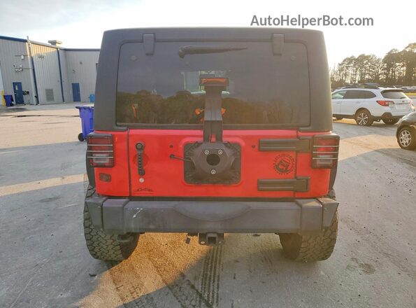 1C4BJWFG5GL127090 2016 JEEP WRANGLER Красный Вид спереди