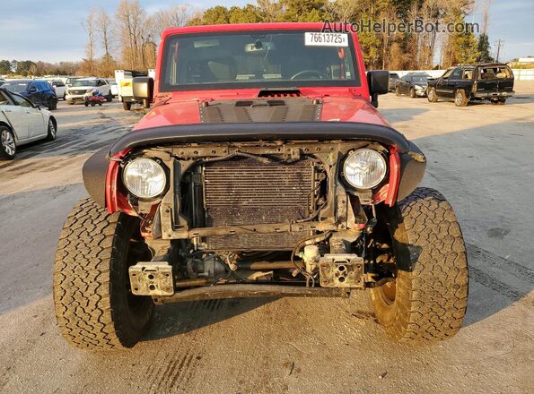1C4BJWFG5GL127090 2016 JEEP WRANGLER Красный Передняя правая четверть