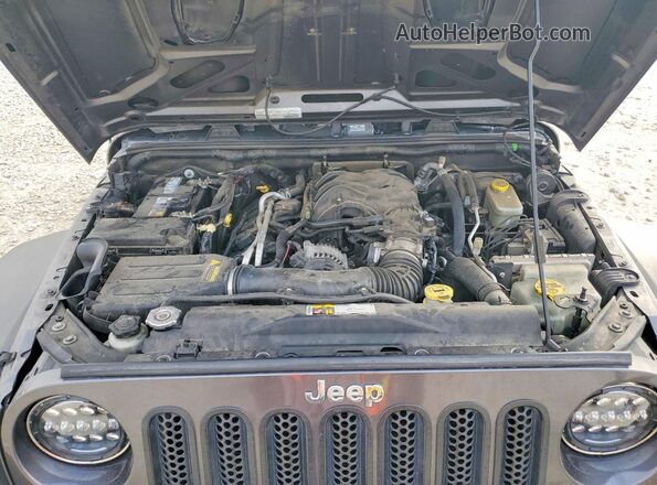 1C4BJWFG7GL291652 2016 JEEP WRANGLER Gray Вид задньої частини салону