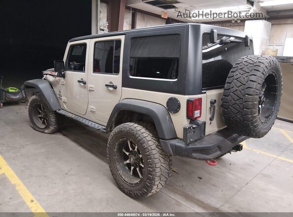 1C4BJWFG8HL686246 2017 JEEP WRANGLER UNLIMITED Коричневый Задняя левая четверть