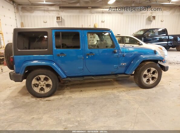 1C4HJWEG0GL108331 2016 JEEP WRANGLER UNLIMITED Blue Widok z przodu