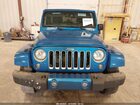 2016 Jeep Wrangler Unlimited Sahara Blue vin: 1C4HJWEG0GL108331
