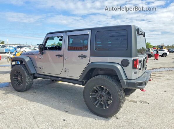 1C4HJWFG2GL122648 2016 JEEP WRANGLER Серый Задняя левая четверть
