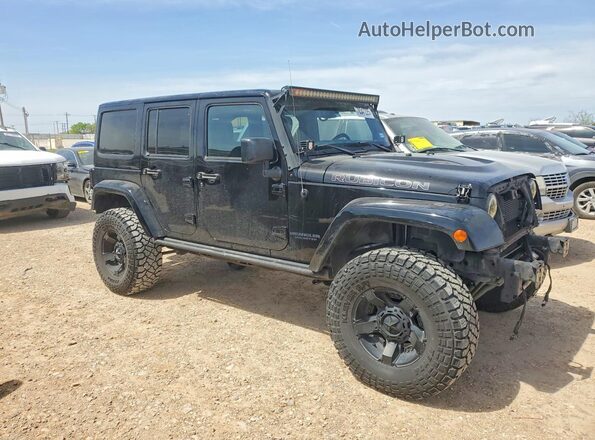 1C4HJWFG2GL145461 2016 JEEP WRANGLER Черный Передняя правая четверть