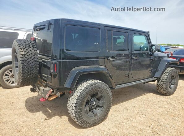 1C4HJWFG2GL145461 2016 JEEP WRANGLER Черный Задняя правая четверть