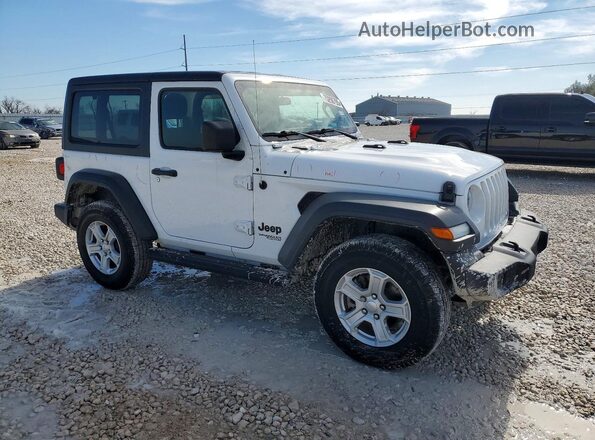 1C4HJXAG5MW855221 2021 JEEP WRANGLER Белый Передняя правая четверть