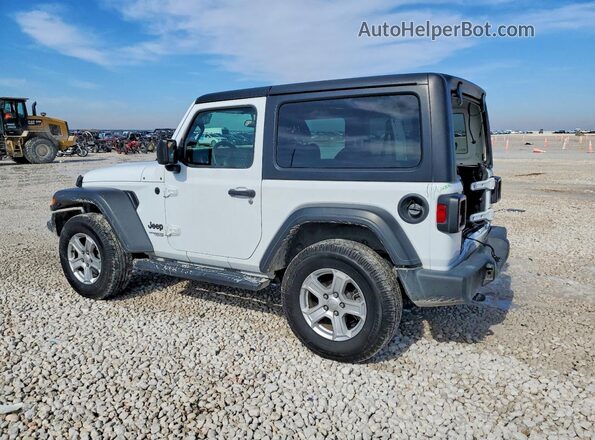 1C4HJXAG5MW855221 2021 JEEP WRANGLER Белый Задняя левая четверть