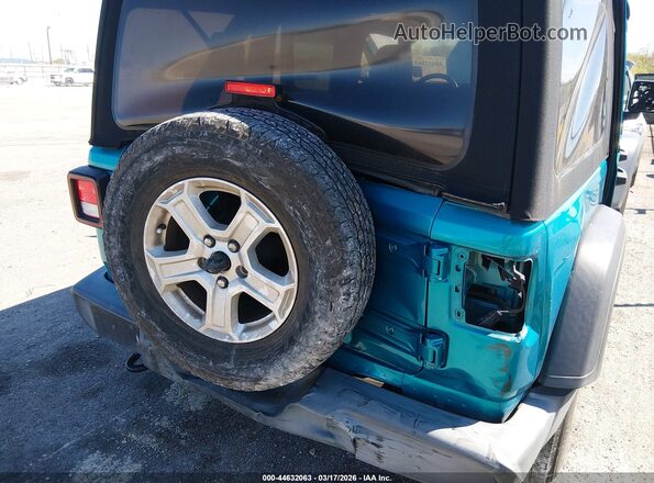1C4HJXDG2KW607856 2019 JEEP WRANGLER UNLIMITED Бирюзовый Вид спереди