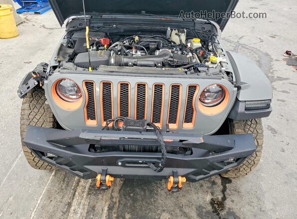 1C4HJXDG2PW666526 2023 JEEP WRANGLER Серый Вид наклейки с VIN-кодом