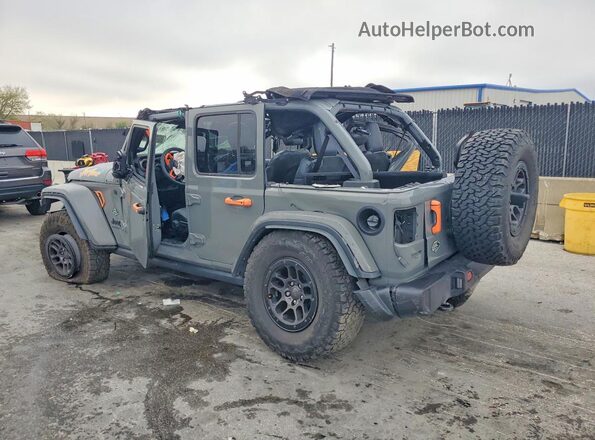 1C4HJXDG2PW666526 2023 JEEP WRANGLER Серый Задняя правая четверть