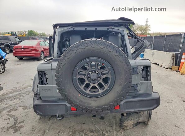 1C4HJXDG2PW666526 2023 JEEP WRANGLER Серый Вид салона спереди