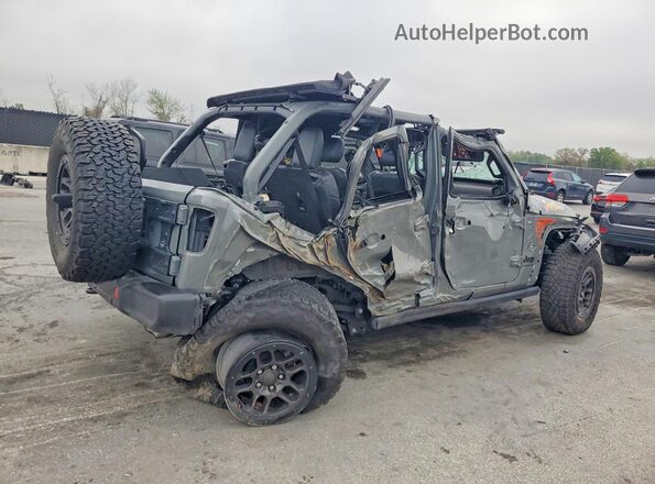 1C4HJXDG2PW666526 2023 JEEP WRANGLER Серый Передняя правая четверть