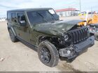 2021 Jeep Wrangler Unlimited Willys 4x4 Green vin: 1C4HJXDG4MW694811