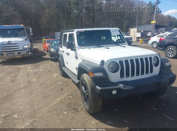 1C4HJXDN1MW814918 2021 JEEP WRANGLER UNLIMITED Белый Передняя правая четверть
