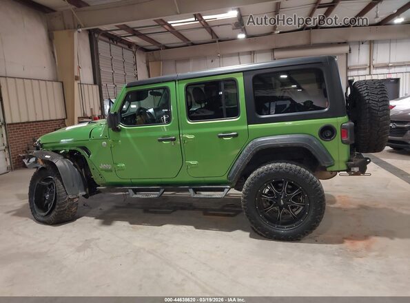 1C4HJXDN2KW636062 2019 JEEP WRANGLER UNLIMITED Green Widok wnętrza 360 stopni