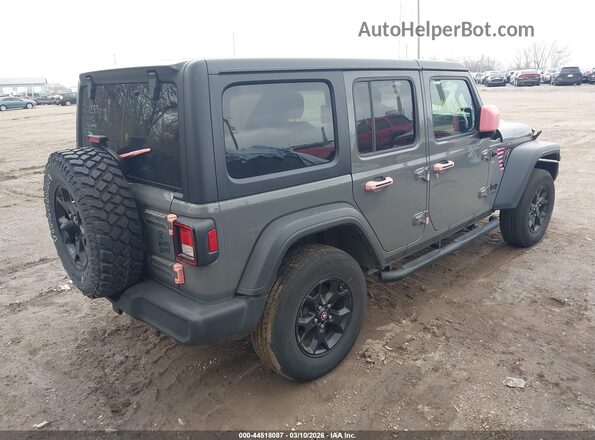 1C4HJXDN5LW283091 2020 JEEP WRANGLER UNLIMITED Серый Задняя правая четверть