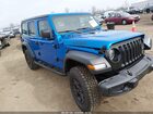 2021 Jeep Wrangler Unlimited Willys 4x4 Blue vin: 1C4HJXDN5MW683265