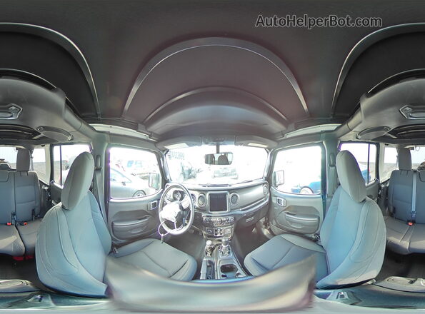 1C4HJXDN8NW140722 2022 JEEP WRANGLER Черный Панорамный вид салона 360°