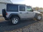 2019 Jeep Wrangler Unlimited Sport Серебряный vin: 1C4HJXDNXKW636648